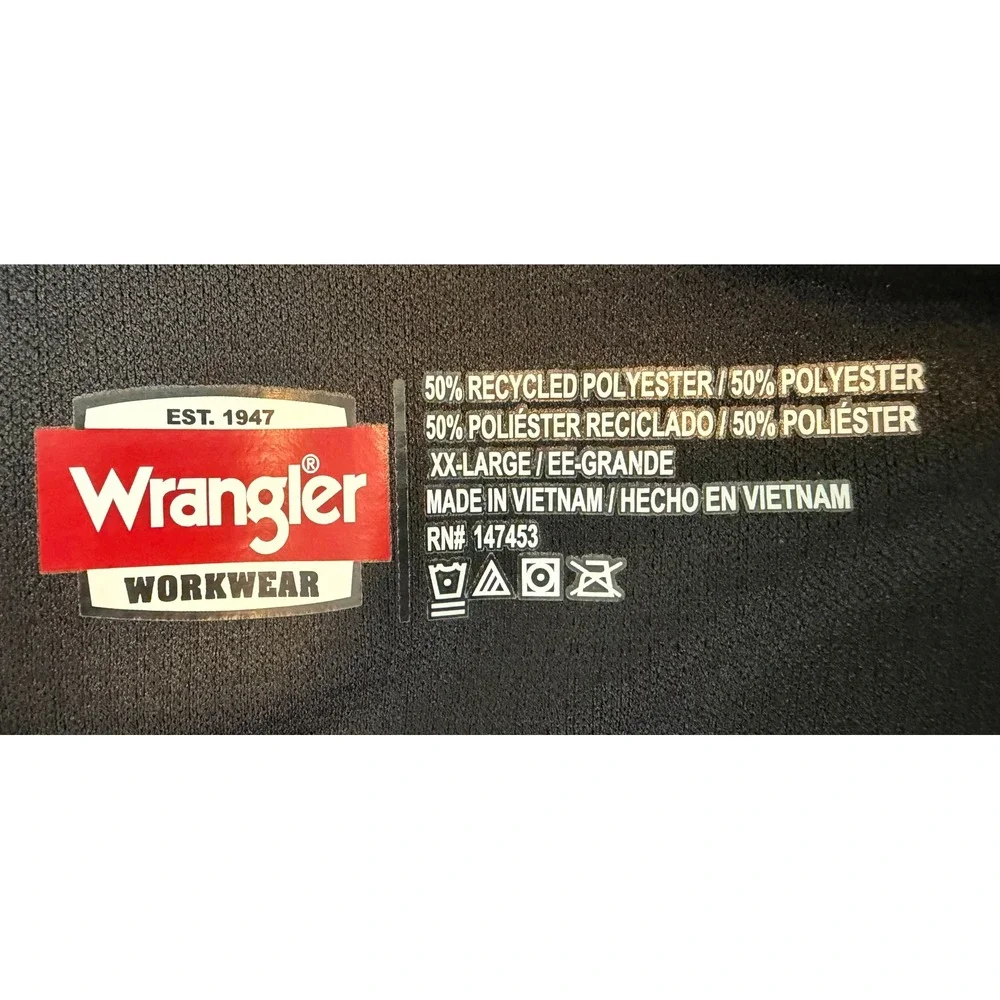 Wrangler Thermal Pants Mens XXL Black Excellent Workwear Outdoor Base Layer